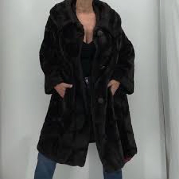 Vintage Ilgwu Intl Ladies Union Workers Fur Teddy Jacket